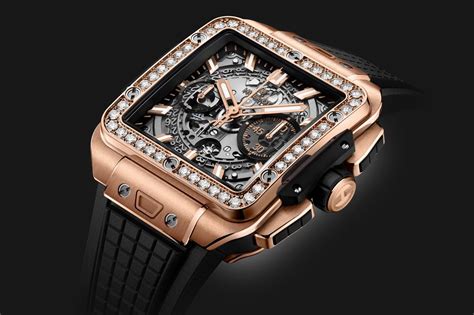 hublot diamond baguette|SQUARE BANG UNICO: A HIGHLY EXCLUSIVE COLLECTION .